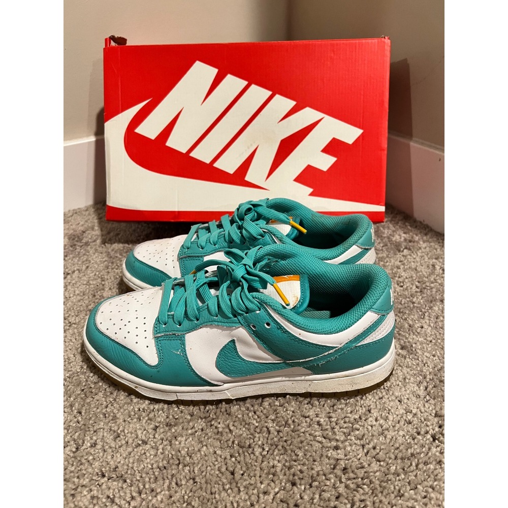 Nike Dunk Low Next Nature Washed Teal White Gum DV2190-100 Womens Size 8